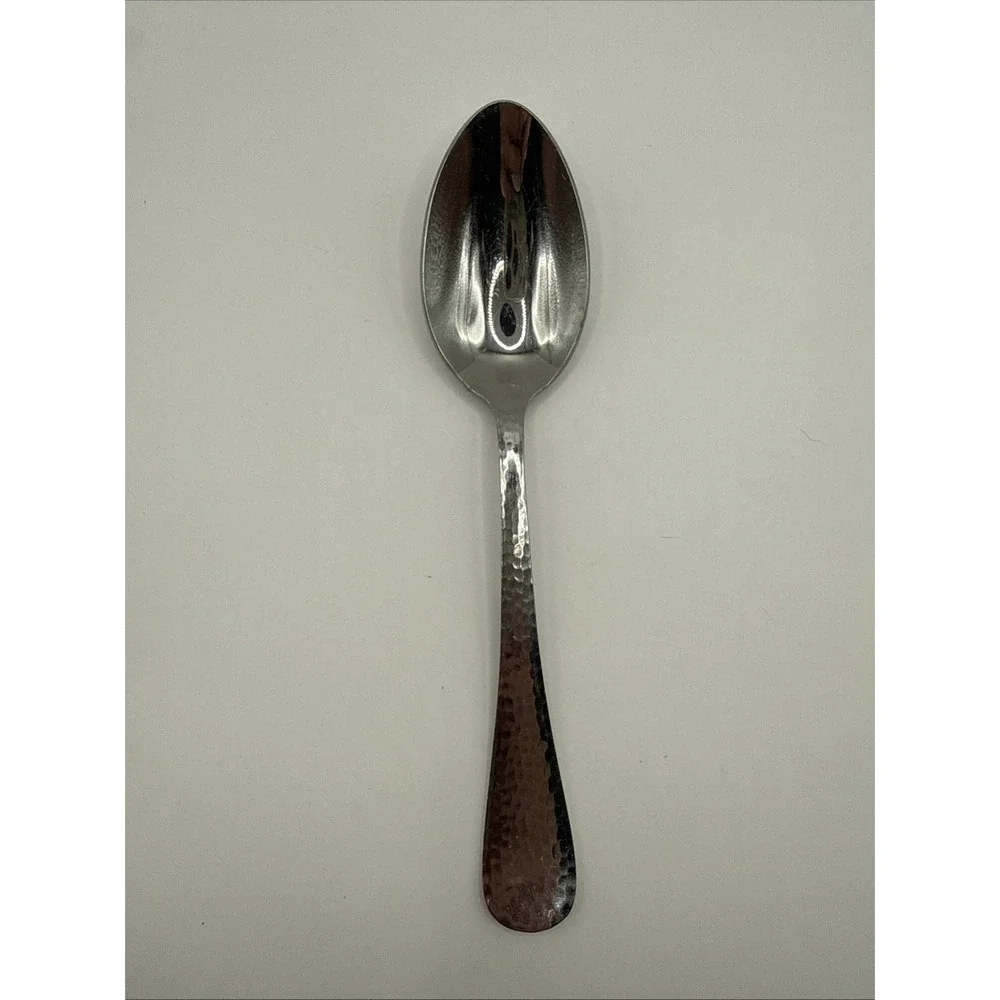 1 Hammered Antique Place Spoon Reed & Barton 18/8 Luxury Stainless Korea Shiny